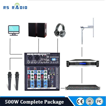 Аудио- и видеопередатчик FM мощностью 500 Вт, 10 комплектов оборудования для радиостанции