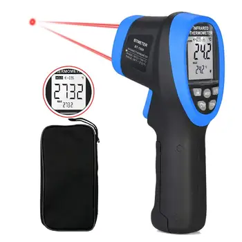 Цифровой ИК-термометр BT-1500 30:1, высокотемпературный инфракрасный термометр, цифровой ИК-датчик температуры для промышленного оборудования HVAC Forge
