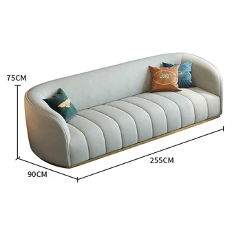 Латексный прямой ряд, Четырехместный Комбинированный Мебельный диван, Тканевый диван, Роскошная современная мебель для гостиной