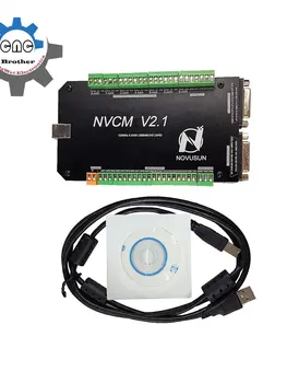 NVCM V2.1 3/4/5/6-Осевой контроллер с ЧПУ MACH3-Breakout USB Интерфейсная плата Плата управления движением для шагового двигателя с ЧПУ для гравировки