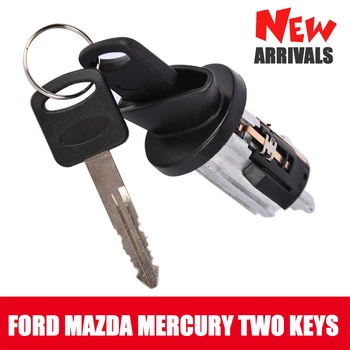 Цилиндр Замка Зажигания Автомобиля С 2 Ключами Для Ford Mazda Mercury Замок зажигания В Сборе 1L3Z11582A1 F85Z11582AA 1F2009012B