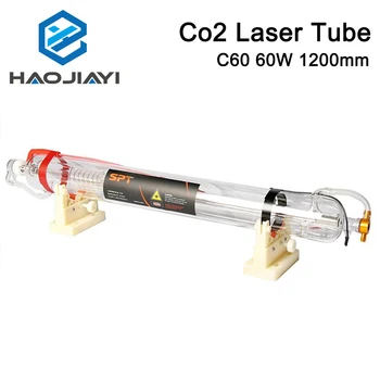 HAOJIAYI SPT C60 1200 мм 60 Вт Co2 лазерная трубка для CO2 лазерной гравировки, резки