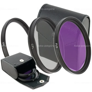 3 in1 37 мм Комплект фильтров UV FLD CPL Circular + чехол для фильтра объектива Сумка для всех 37 мм фильтров объектива DSLR камеры