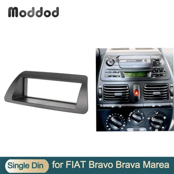 Один Din Автомобильный Радиоприемник Для FIAT Bravo Fascia Радио CD DVD Стерео Панель Приборная Панель Монтажный Комплект Отделки Рамка Пластина Ободок