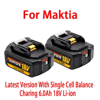 Специальное предложение Аккумуляторная Батарея для Электроинструментов 100% Оригинал для Makita LXT BL1860B BL1850 BL1840 BL 1830 С литий-ионным светодиодом