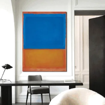 Картина маслом Марка Ротко, холст, искусство, домашний декор, настенные панно для гостиной, современная картина без рамки