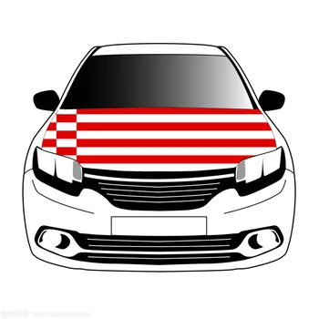 Крышка капота автомобиля с флагом Бремена, 3,3x5 футов/5x7ft, 100% полиэстер, баннер на капоте автомобиля