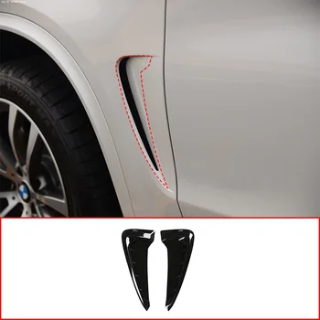 Для BMW X5 F15 X5M F85 2014-2018 Автомобильный ABS Акульи Жабры Боковое Крыло Вентиляционные Наклейки Отделка Аксессуары