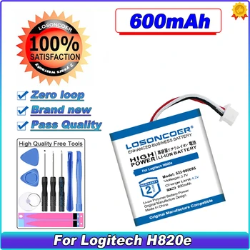 LOSONCOER 533-000095 Аккумулятор емкостью 600 мАч для Logitech H820e