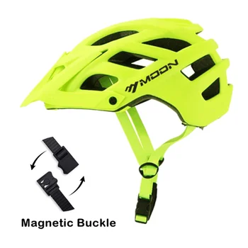MOON MBT Велосипедный Спортивный шлем casco bicicleta hombre Cap Открытый Горный внедорожный Велосипед с магнитной пряжкой Оборудование шлем