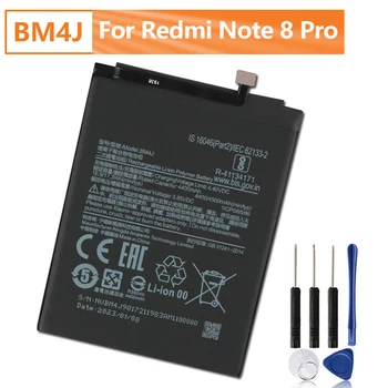 Сменный аккумулятор телефона BM4J для Xiaomi Redmi Note 8 Pro Note8 Pro 4030 мАч + Бесплатные инструменты