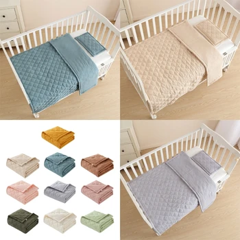 Хлопковое детское одеяло, мягкое и дышащее одеяло, обертывание для новорожденных и младенцев, подарок
