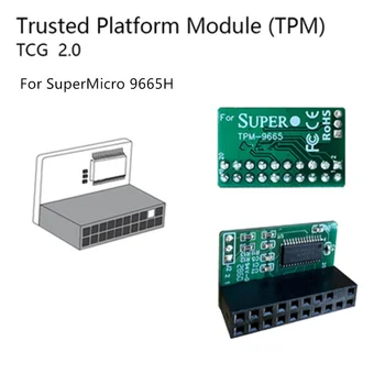 20-контактный модуль TPM 2.0, надежная платформа для SuperMicro AOM-TPM-9665H TCG 2.0