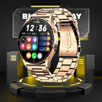 Мужские Смарт-часы LIGE для Android iOS с Bluetooth-вызовом, Фитнес-часы с разрешением 1,32 