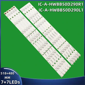 10 шт./компл. Светодиодная лента Подсветки для d50lw7100 IC-A-HWBB50D290L1 IC-A-HWBB50D290R1 LCMSM500CCA09 MD30757EU le50lnw6