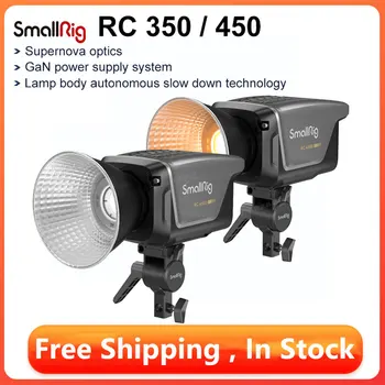Smallrig RC350 RC450 Фотостудийная Вспышка Pight Professional COB Fill Light Bluetooth App Control LED Видеосъемка 3961