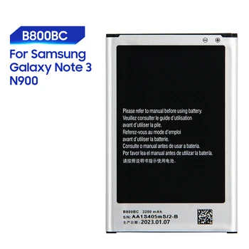 Сменный Аккумулятор Для Samsung Galaxy NOTE 3 N900 N9002 N9009 N9008 N9006 N9005 Note3 B800BC B800BE с NFC 3200 мАч