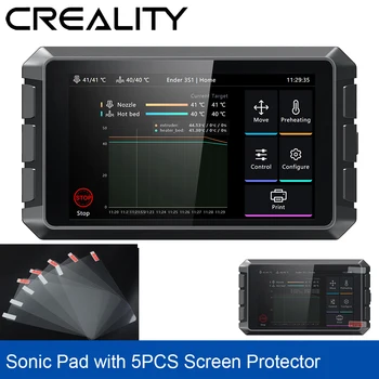 Creality Sonic Pad с бесплатной защитной пленкой для экрана в 64-разрядной прошивке Klipper для 3D-печати Smart Pad с 7-дюймовым сенсорным пультом дистанционного управления