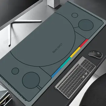 Коврик для мыши Xxl 900x400 мм Черный Настольный Коврик Playmat Для Ноутбука Аниме Игровая клавиатура Резиновый Коврик на Стол Коврик для Мыши Пк Ковер