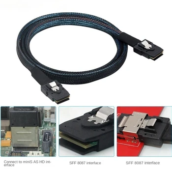 Высокоскоростной разъем SFF8087 для подключения жесткого диска SSD-накопителя SFF-8087, кабель-адаптер, шнур 6 Гбит /с, Внутренняя соединительная линия основной платы