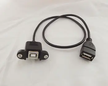 10шт Разъем-розетка USB 2.0 B Для Подключения к разъему-удлинителю USB A 20 дюймов (50 см)