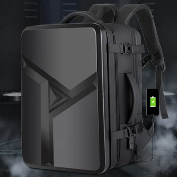 USB Рюкзак большой емкости, сумка для пригородных поездок, модный ноутбук, 17-дюймовая сумка для компьютера, материал ABS, водонепроницаемые костюмы для путешествий