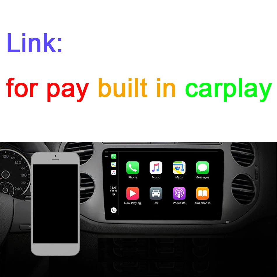 Ссылка для оплаты встроена в Carplay!