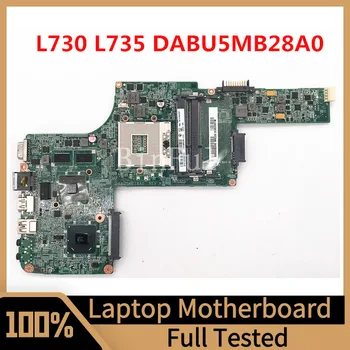 Материнская плата DABU5MB28A0 Для Toshiba Satellite L730 L735 Материнская плата ноутбука A000095040 HM65 С графическим процессором GT310M DDR3 100% Полностью Протестирована