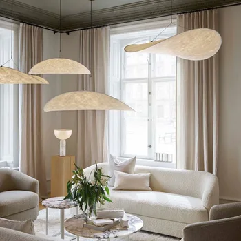 Люстра в скандинавском стиле для гостиной, столовой, спальни, прикроватная лампа, люстра в виде шелкового облака