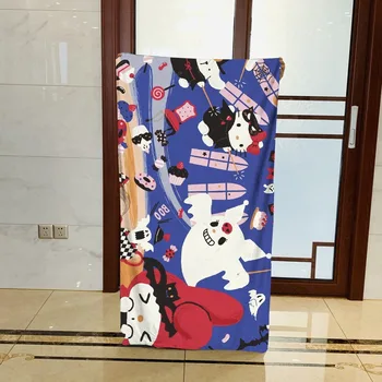 Банное полотенце Sanrio Hello Kitty с Рисунком Корицы, My Melody, Kawaii, Женское Пляжное Полотенце Для загара, Купальный халат, полотенце для йоги