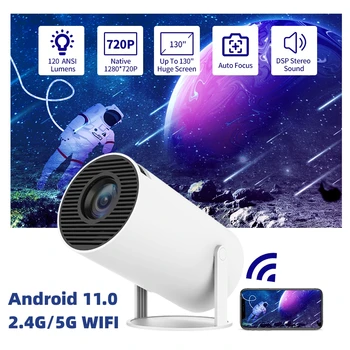 Проектор Портативный МИНИ Wi-Fi Проектор ТЕЛЕВИЗОР Домашний кинотеатр Поддержка HDMI Android 1080P для мобильного телефона XIAOMI SAMSUNG