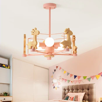 Подвесной светильник для детской комнаты в скандинавском стиле, современный светильник, Романтическая промышленная лампа, подвесной светильник для спальни в скандинавском стиле