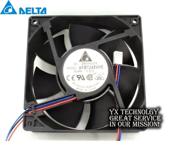 Новый AFB1248VHE 12038 12 см 120 мм 48 В 0.27A 3-проводный вентилятор охлаждения с двойным шарикоподшипником для Delta 120*120*38 мм