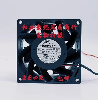 SNOWFAN YY8038M48B-JC08 DC 48V 0.16A 80x80x38 мм Двухпроводной Серверный охлаждающий вентилятор