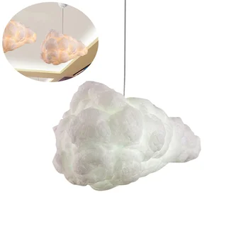 Креативные настенные светильники в форме облака Декор: Подвесной светильник Модная декоративная ткань для домашнего ресторана, бара, кафе