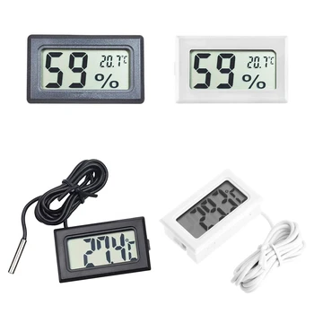 Мини Цифровой ЖК-удобный датчик температуры в помещении, Измеритель Влажности, Термометр, Гигрометр