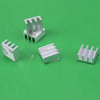 500 шт./лот, высококачественные алюминиевые радиаторы 11x11x5 мм, кулер для радиатора, микросхема оперативной памяти ПК, чип памяти