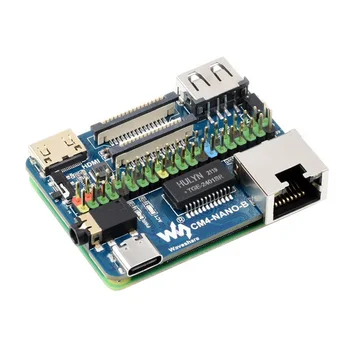 Базовая плата Raspberry Pi Compute Module 4 CM4 Nano (B) с интерфейсом RPi 40PIN GPIO для вычислительного модуля 4 Lite / eMMC