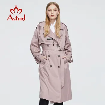 Astrid, новый весенне-осенний тренч, длинный модный ветрозащитный капюшон, верхняя одежда большого размера, ветровка, женская одежда 7261