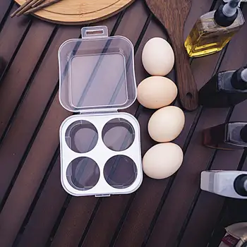 Коробка для яиц, 2/4/6 Сетки, Прозрачная, противоударная, Переносная, для хранения яиц, защелкивающийся контейнер для яиц для пикника на открытом воздухе, чехол для кемпинга