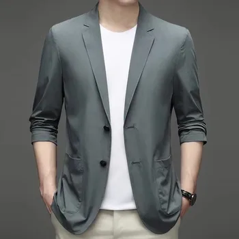 5711-(22-42) 2023 мужская новая корейская модная профессиональная куртка для делового отдыха, роскошный костюм в стиле Yinglun