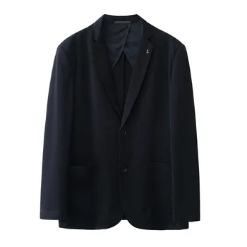 5858-2023 Осенне-зимний новый продукт, мужской костюм, деловой, повседневный, простой, в сетку, куртка West, мужское верхнее пальто